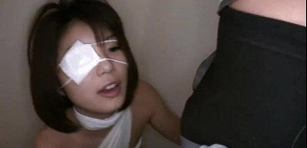  Big titty Azumi Harusaki is banged up like a mummy and her furry pussy is plunde